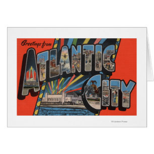 Ville Atlantique, New Jersey - Grande Lettre