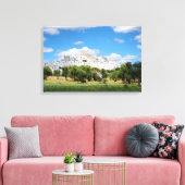 Ville blanche Ostuni avec oliviers, toile des Poui (Insitu(Salon))