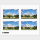 Ville blanche Ostuni, Pouilles autocollant rectang (Feuille)