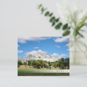 Ville blanche Ostuni, Puglia bar carte postale (Debout devant)