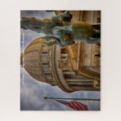 Ville capitale Oklahoma. Puzzle (Vertical)