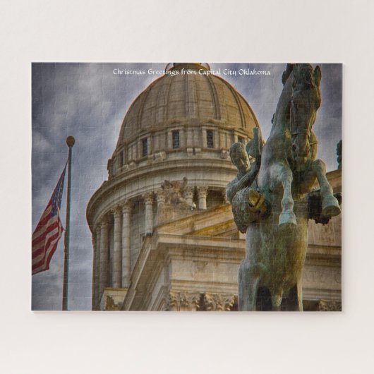 Ville capitale Oklahoma. Puzzle (Horizontal)