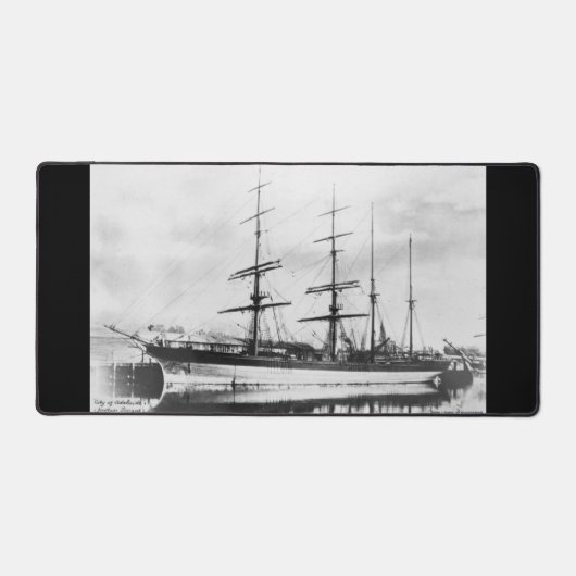 Ville d'Adélaïde Clipper navire 1800s (Recto)