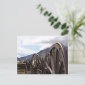 Ville d'antan dans Cody, carte postale de WY (Debout devant)