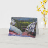 Ville de carte de voeux de rêves par la marque (Fleur jaune)