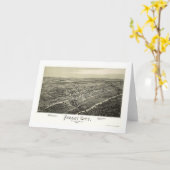 Ville de forêt, carte panoramique de PA - 1889 (Fleur jaune)