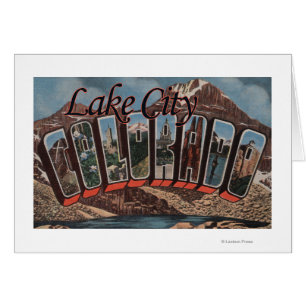 Ville de lac, le Colorado - grandes scènes de