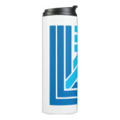 Ville de Longview drapeau Bouteille d'eau (Tourné sur la gauche)