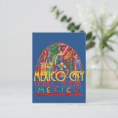 VILLE DE MEXICO Carte postale du Mexique (Debout devant)