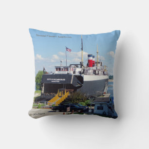 Ville de Milwaukee coussin carré