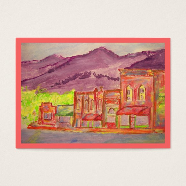 ville de montagne Art (Devant)