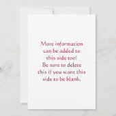 Ville de moulin aux invitations de nuit (Dos)