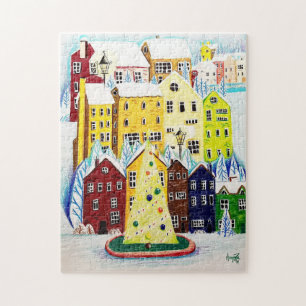 Ville de Noël cosy de l'ONU - PUZZLE !