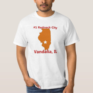 Ville de plouc de Vandalia #1 dans le T-shirt des