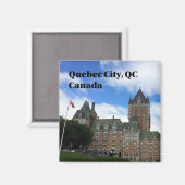 Ville de Québec - Château Frontenac Magnet tourist (Recto/Verso)