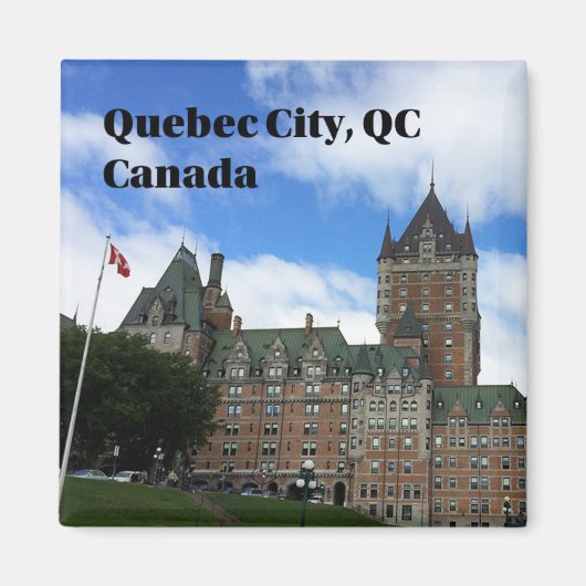 Ville de Québec - Château Frontenac Magnet tourist (Devant)