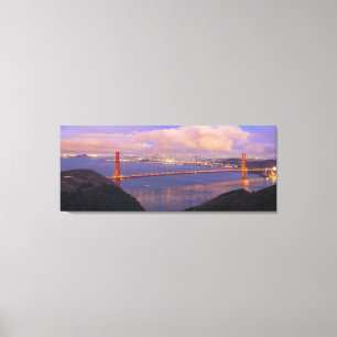 Ville de San Francisco avec la toile de golden
