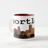 Ville de tasse de café de Portland (Devant gauche)