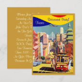 Ville d'or par les invitations de San Francisco de (Devant / Derrière)