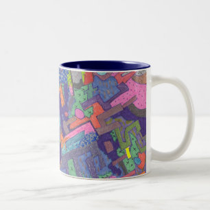 Ville en ruines, Mug Art Abstrait
