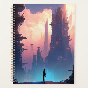 Ville futuriste de science-fiction