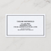 VILLE MODERNE NOUVEAU CARTE DE VISITE (Dos)