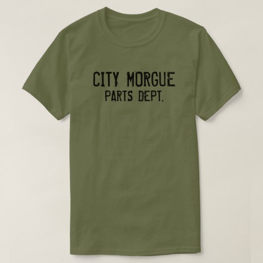 VILLE MORGUE PARTS DEPT. T-shirt (Design devant)
