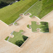 Ville par Dolomites italiennes - Jigsaw Puzzle (Côté)