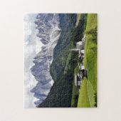 Ville par Dolomites italiennes - Jigsaw Puzzle (Vertical)