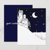 Ville portuaire - invitations et annonces (Devant / Derrière)