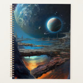 Ville spatiale futuriste de science-fiction (Devant)