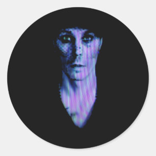 Ville Valo â€"Ga weg van de zon Ronde Sticker