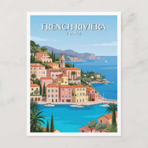 Villefranche-sur-Mer Oude Stad Frankrijk Cadeau Briefkaart