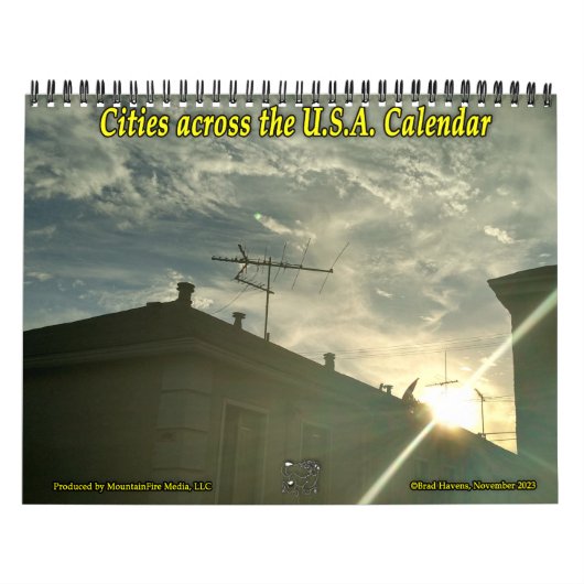 Villes à travers le calendrier USA (Protection)