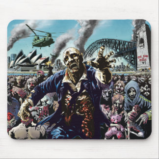 Villes de zombi : Tapis de souris de zombis de