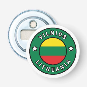 Vilnius Litouwen Button Flesopener