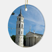 Vilnius Litouwen Circle Ornament (Links)