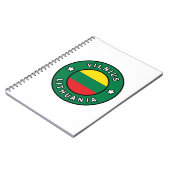 Vilnius Litouwen Notitieboek (Linkerzijde)