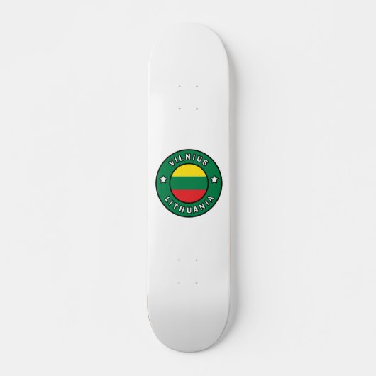 Vilnius Litouwen Skateboard (Voorkant)