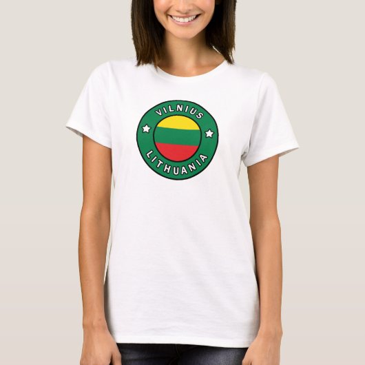 Vilnius Litouwen T-shirt (Voorkant)