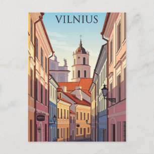 Vilnius Oude Stad Litouwen Reizen Briefkaart