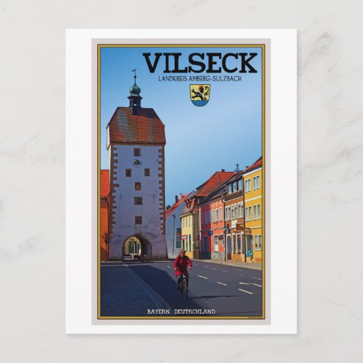 Vilseck - Tower Briefkaart (Voorkant)