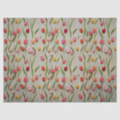 viltttulp-patroon-ontkoppeling tissuepapier (Voorkant)