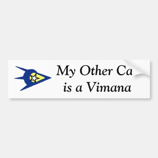 Vimana Bumpersticker (Voorkant)