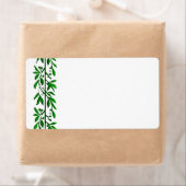 Vin à feuilles d'olive Art Grand Étiquette (En situation)