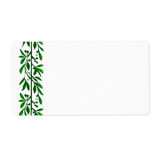 Vin à feuilles d'olive Art Grand Étiquette (Devant)