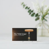 Vin à vin | Carte de visite sommelier (Debout devant)