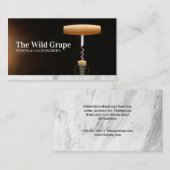 Vin à vin | Carte de visite sommelier (Devant / Derrière)