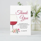 vin, adulte, carte de remerciements (Debout devant)