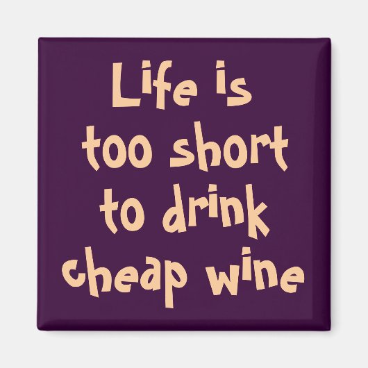 Vin amusant cite des aimants frigidaires uniques c (Devant)